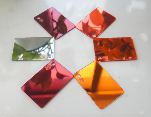 comprare Adesivo specchio colorato oro acrilico argento con PE pellicola pannelli di cartone di plastica online manufacture