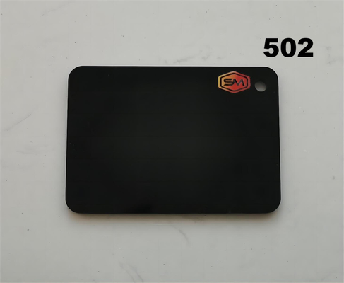 comprare 3mm 5mm 6mm Gloss Black Acrylic Sheet per segnaletica pubblicitaria online manufacture