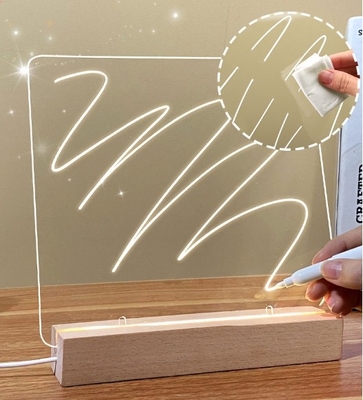 comprare Disegno unico Tavola di cancellazione a secco Accendino acrilico con luce per scrivania Home Memo online manufacture