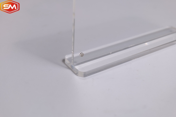 comprare Moderno Design T Forma Magnetico Acrilico Sign Holder Negozio Per Festa online manufacture
