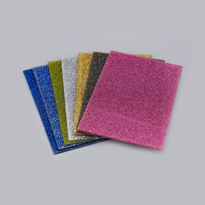 comprare Fogli acrilici luccicanti trasparenti 3 mm 5 mm verde rosa luccicante per la decorazione domestica online manufacture