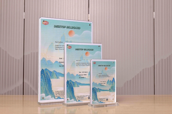 comprare Portatore di cartelloni acrilici magnetici a forma di T online manufacture