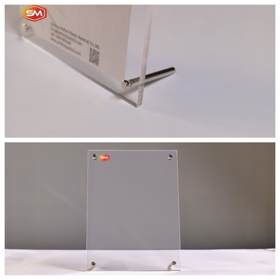 comprare Free Desktop Stand Plexiglass A4 A5 A6 Acrilico Fotorame con Stand fabbricazione online