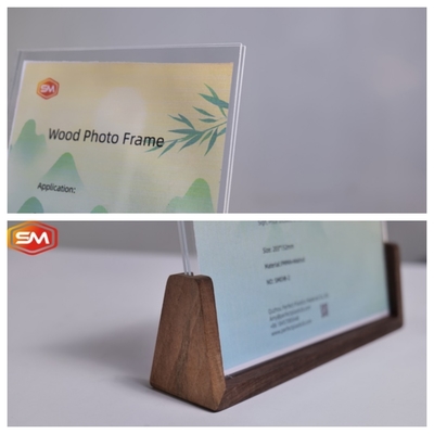 comprare Scala fotografica acrilica ad alta trasmissione luminosa con base in legno Opzione alternativa ecologica online manufacture