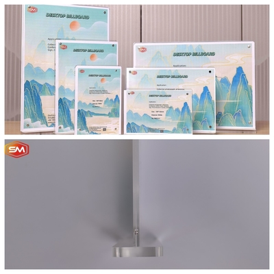 comprare Display di conferenza per cartelloni da scrivania a forma di T fabbricazione online