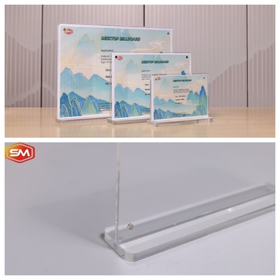 comprare Disegno verticale 10x15cm T forma porta cartelloni acrilici online manufacture