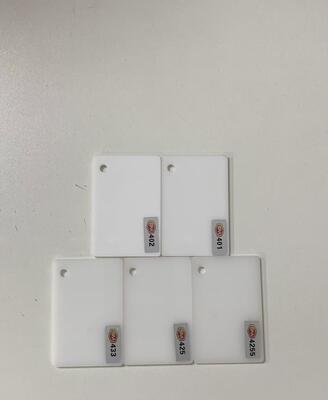comprare Carta acrilica opaca bianca di spessore di 20 mm per segnaletica personalizzata online manufacture