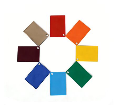 comprare Carta acrilica colorata di 18 mm pannello acrilico colorato UV resistente per il rifugio della stazione degli autobus online manufacture