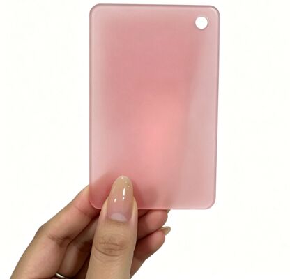 comprare Carta acrilica ghiacciata rosa traslucida da 3 mm online manufacture