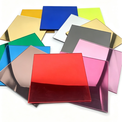 comprare Lastra acrilica a specchio ad alta trasmissione luminosa con diverse misure disponibili e resistente agli urti per display commerciali online manufacture