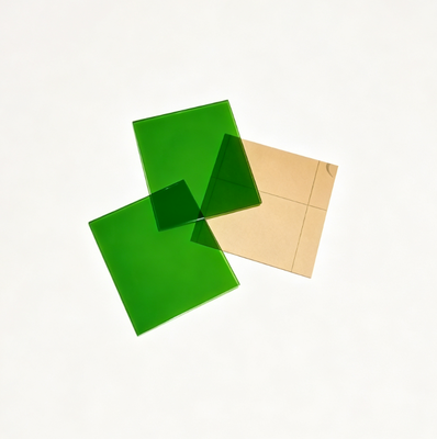 Acquistare Foglio acrilico trasparente colorato verde con elevata trasmissione della luce e basso assorbimento dell'acqua per le caratteristiche idriche del paesaggio online manufacture