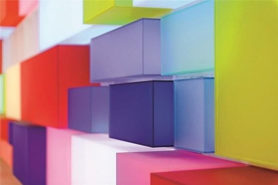 Lastra acrilica smerigliata opaca da 2 mm 3 mm (lastra di plastica acrilica smerigliata) con bordo in gomma