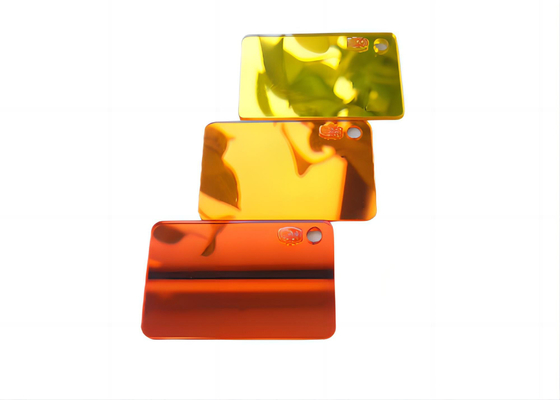 OEM Acrilico di superficie dura Colore Acrilico Specchio foglio con dimensioni personalizzate per la decorazione