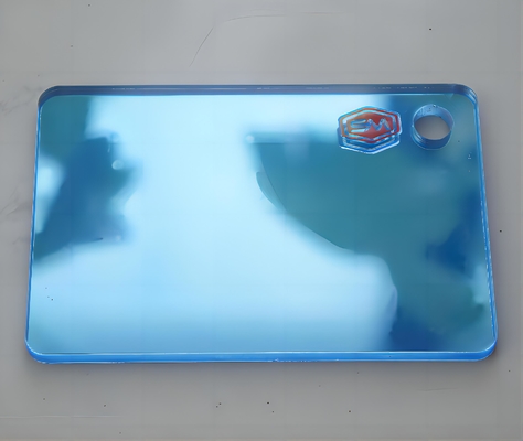 Fogli acrilici adesivi in argento colorato con alto riflesso per la decorazione domestica