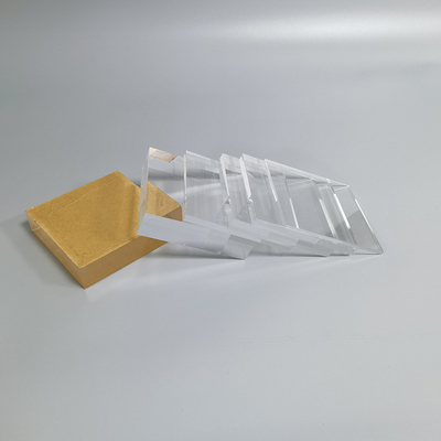 Carta acrilica trasparente per segnaletica 6mm Tavola di plastica fusa trasparente tagliata su misura