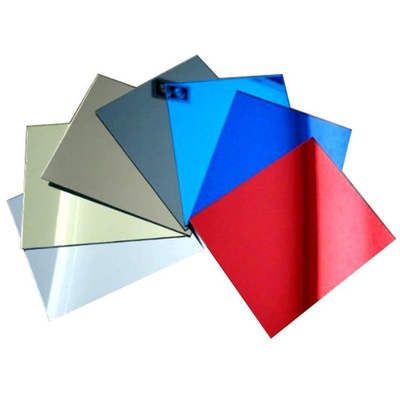 Foglio specchiato acrilico oro rosa argento PMMA Foglio acrilico colorato specchiato 0,6-6 mm