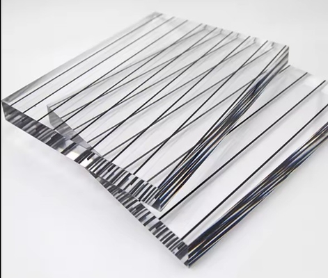 Nuovo prodotto pannello sonoro acrilico trasparente a prova di rumore in plexiglass per autostrade