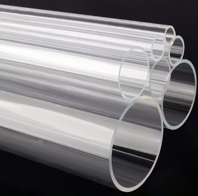 Barre e tubi di acrilico trasparenti su misura, rettangolari, rotondi, in plexiglass, PMMA