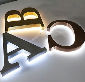 Segnale esterno bianco a prezzi accessibili Segnale acrilico per illuminare Mini Lettera