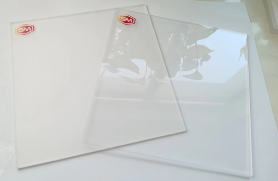 Plexiglass Carta acrilica trasparente personalizzabile con buona durezza superficiale e lucentezza
