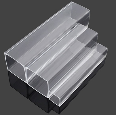 Tubo acrilico trasparente quadrato rotondo estrusso PMMA Tubo in plexiglass trasparente