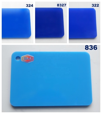 Fabbricazione di fogli di acrilico colorati resistenti agli graffi per le diverse esigenze dei clienti
