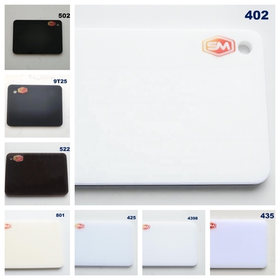 Spessore e dimensione personalizzati foglio di plastica acrilica colorato per varie applicazioni