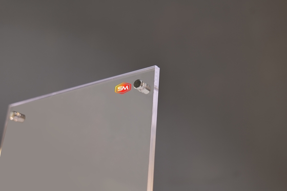 Cornice fotografica in acrilico con viti di supporto Piede 5x7 pollici A4 supporto per foto