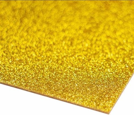 Trasparente Solid 1,22x2,44m Materiale vergine Glitter Foglio acrilico Eco-friendly