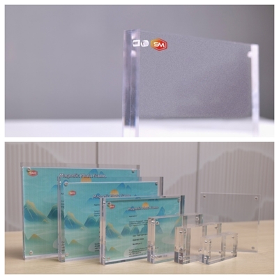 Quadro fotografico magnetico acrilico trasparente a doppio lato