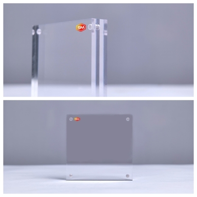 Barato 8X10 Free Standing Frameless Quadro fotografico acrilico magnetico trasparente