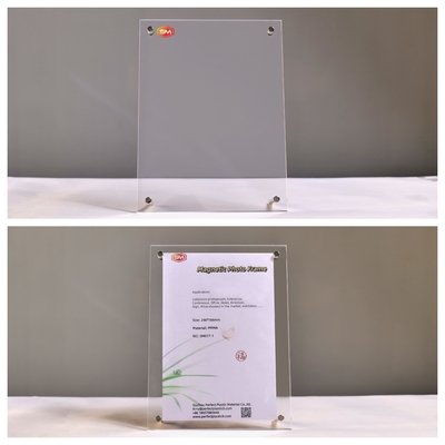 Regalo quadrato a doppio lato spessore personalizzato telaio fotografico acrilico con stand