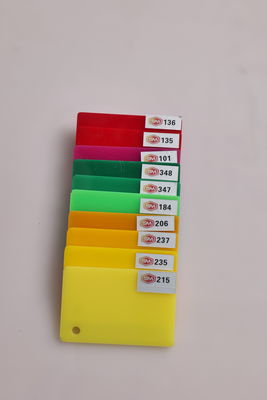 Carta acrilica trasparente a colori vibranti (1220*2440 mm di dimensione, spessore 1,8-40 mm) per segnaletica e visualizzazione