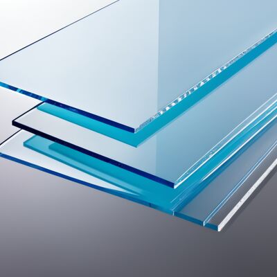 SM 18 mm foglio acrilico chiaro di colore chiaro - ecologico e di alta chiarezza per il display