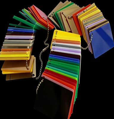 Fogli acrilici colorati colorati per le esigenze del cliente