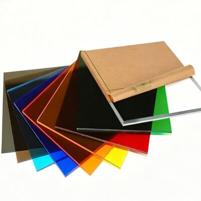 Carta acrilica trasparente colorata resistente, carta acrilica PMMA all'ingrosso