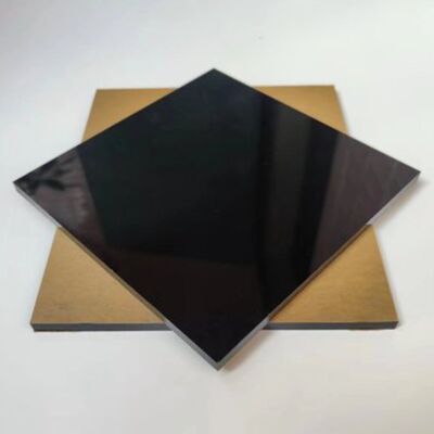 Lastra acrilica a specchio nero per decorazione murale e creazione di insegne