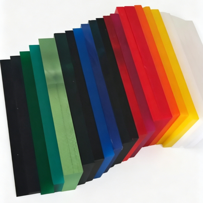 Foglio acrilico colorato resistente agli urti con colori vivaci personalizzati e facile lavorazione dell'incisione per tavole di segnale industriale