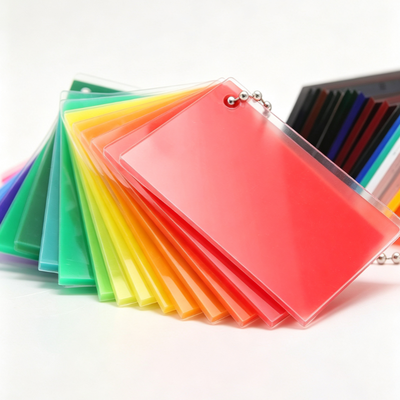 Lastra e pannello acrilico ad alta trasmissione luminosa a colori personalizzabili da 1220 * 2440 mm per fai da te e display
