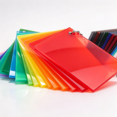 Lastra acrilica colorata resistente agli urti e agli agenti atmosferici per pannelli di sicurezza per parchi giochi